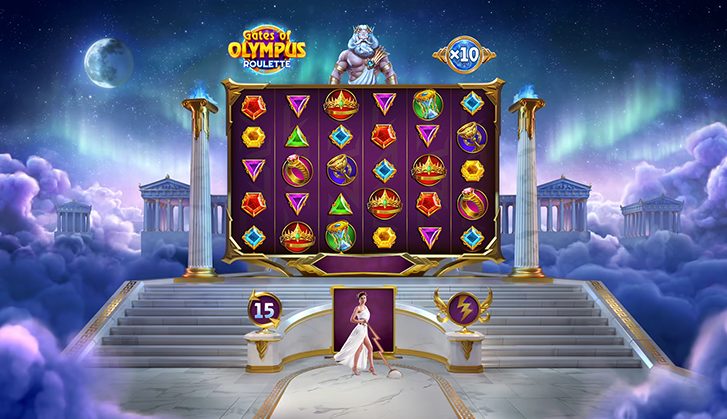 Oplev Gates of Olympus - En Fantastisk Slotmaskineoplevelse